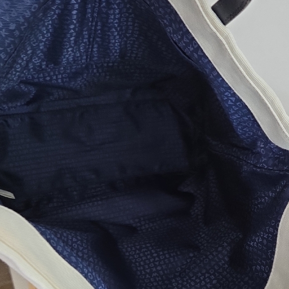 Kate Spade EUC Cheerful Cream and Gold Canvas Tote - Picture 8 of 10